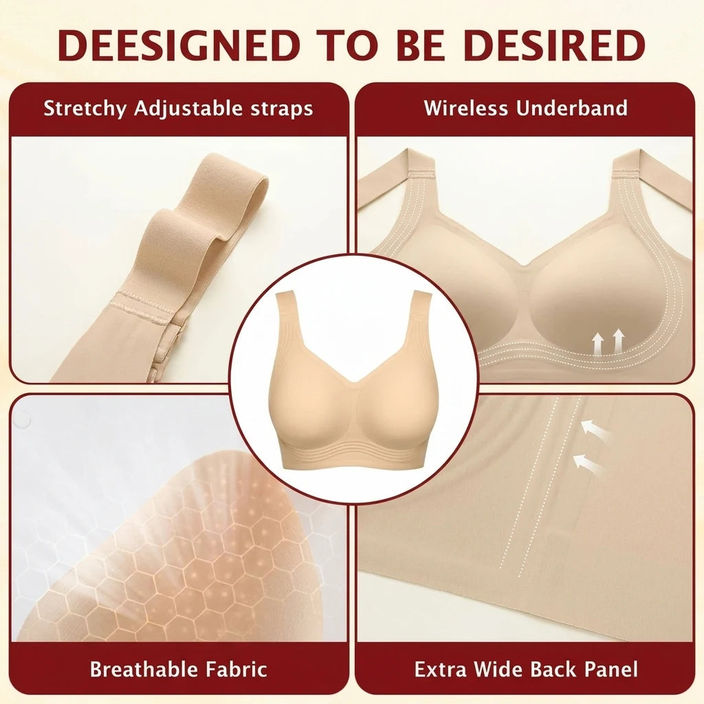 Posie LAST DAY SALE 70% OFF - Super firming Wire free Bra